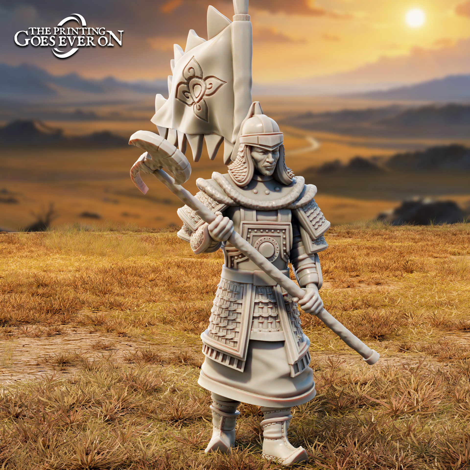 Golden Khanate Warrior - C - Presupported